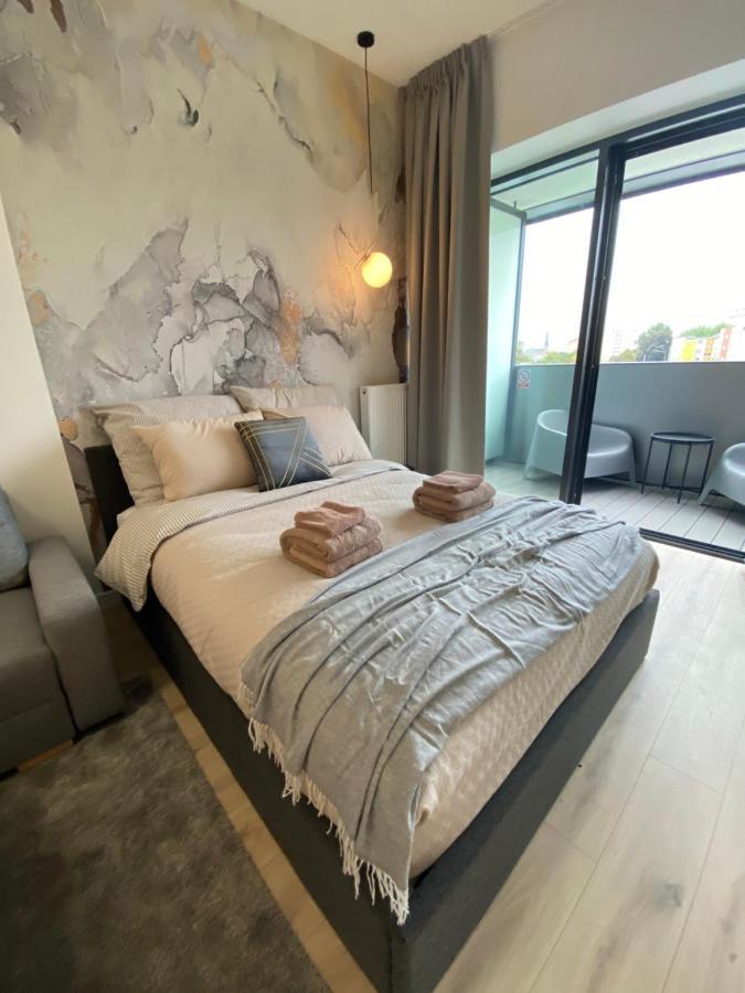Apartamenty Hanza Tower Gold シュチェチン エクステリア 写真
